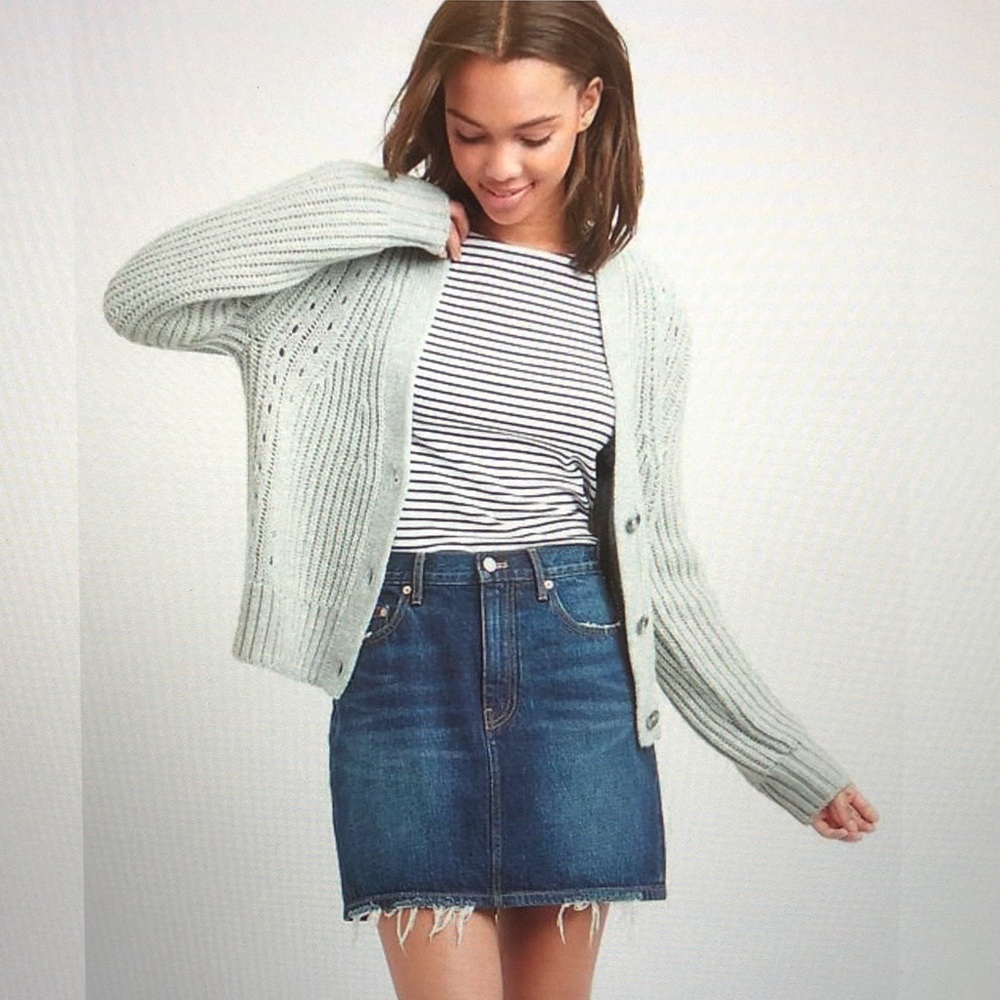 GAP Gray Cardigan Sweater Size Small NWT - Picture 1 of 6
